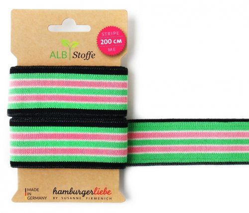 Bio Stripe Me - College Col. 32 - Wanderlust - Hamburger Liebe